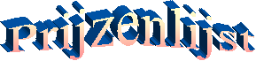 Prijzenlijst